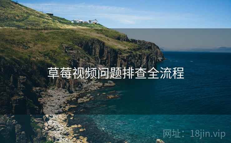 草莓视频问题排查全流程