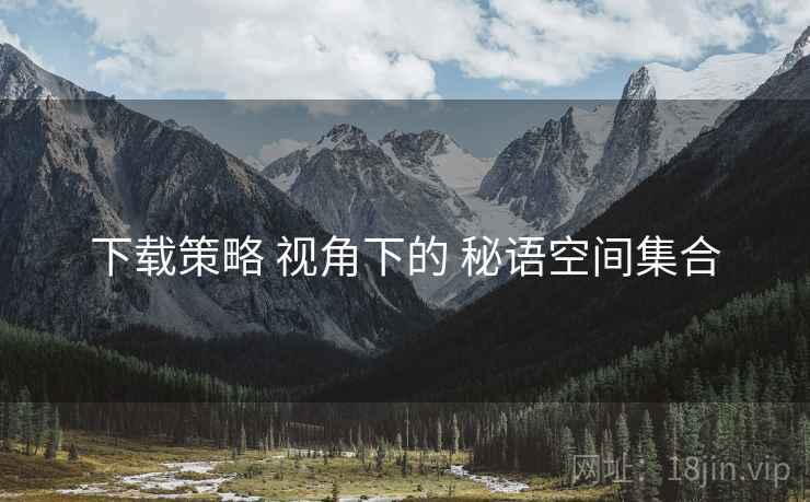 下载策略 视角下的 秘语空间集合