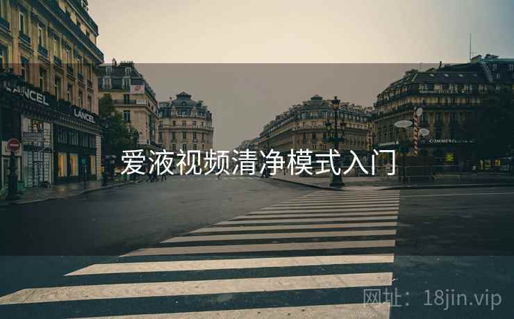 爱液视频清净模式入门